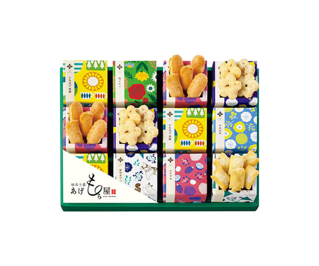 【麻布十番・あげもち屋】花キューブ詰合せ