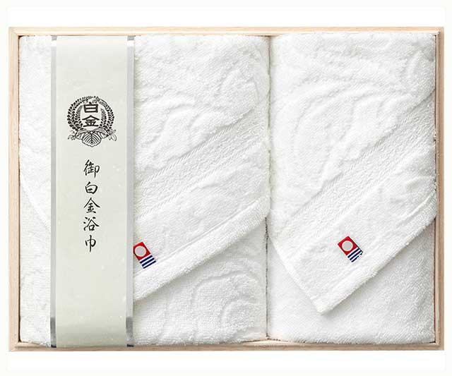 【御白金浴巾】【法要の引き物】華やぎ タオルセット *