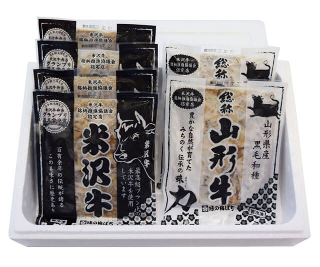 【味の梅ばち】【山形県】米沢牛すき丼・山形牛すき丼の素